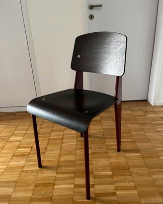 Vitra - Sedia Prouvé Standard in Rosso Giapponese
