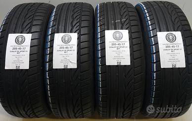 4 GOMME 205 45 17 DUNLOP A49133