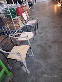 sedie metallo verniciate circa 800 pz