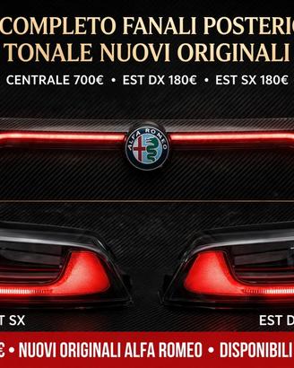 FANALI POSTERIORI  TONALE