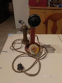 telefono antico a candele anni 20