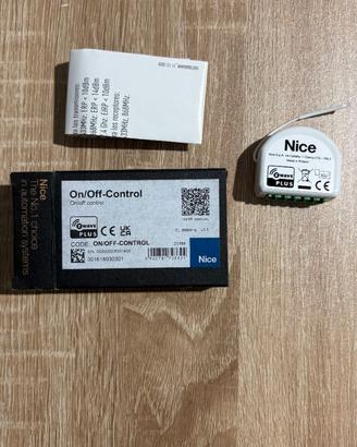 Modulo Nice On/Off-Control Z-Wave Plus – Nuovo