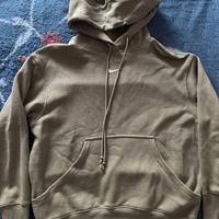 Felpa con cappuccio verde Nike tg XS