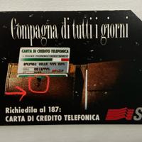 Scheda telefonica rara, 221a, portafoglio bottone