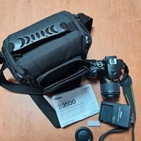 Fotocamera digitale Nikon D3500 + AF-P 18-55 mm