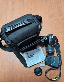 Fotocamera digitale Nikon D3500 + AF-P 18-55 mm