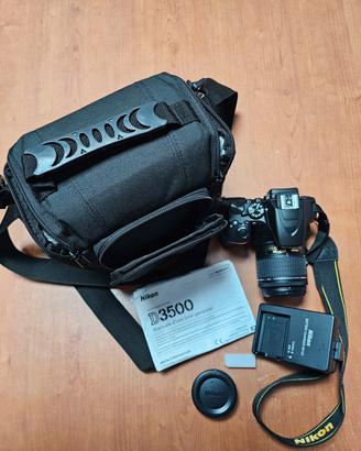 Fotocamera digitale Nikon D3500 + AF-P 18-55 mm