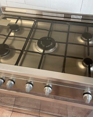 Cucina a gas inox