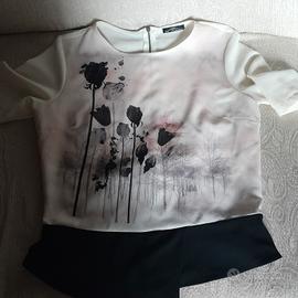 Blusa Zara W&B Collection con stampa floreale