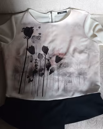 Blusa Zara W&B Collection con stampa floreale