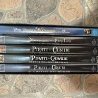 Set DVD completo Pirati dei Caraibi