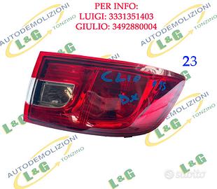 Fanale Posteriore Destro Renault Clio 2015 - Usato
