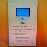 IMac 21.5 2017 SSD 32GB RAM