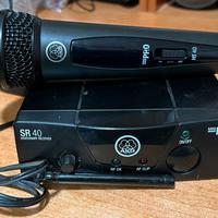 Microfono wirelss AKG WMS 40 PRO MINI VOCAL SET