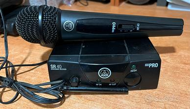 Microfono wirelss AKG WMS 40 PRO MINI VOCAL SET
