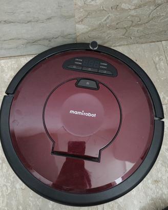 robot aspirapolvere mamirobot con mini aspiratore 