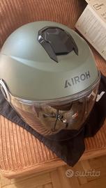 Airoh Casco Jet Helyos Military Green Verde Milita