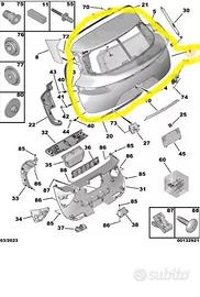 PORTELLONE POSTERIORE DS 7 CROSSBACK 1628931280