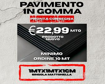 Pavimento in gomma Palestra
