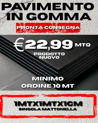 Pavimento in gomma Palestra