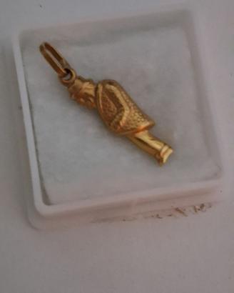 Ciondolo gobbo oro 750 gobbetto portafortuna