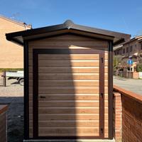 Casetta arredo giardino in pannelli sandwich