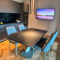 Tavolo allungabile con allunga centrale