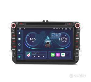 RADIO GPS ANDROID 14 PER VOLKSWAGEN VW GOLF POLO P