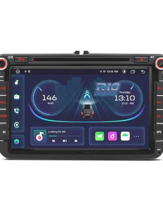 RADIO GPS ANDROID 14 PER VOLKSWAGEN VW GOLF POLO P