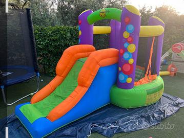 Gonfiabile Castello Scivolo Happy Pop Metri 3,5x2