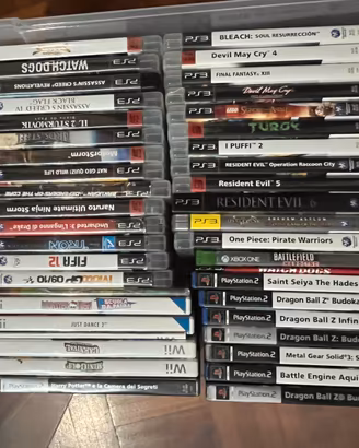 Videogiochi ps2/ps3/ps4/nintendo/wii completi