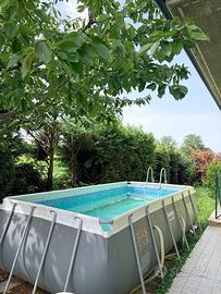 Piscina fuori terra 4 x 2 metri, altezza 1 metro