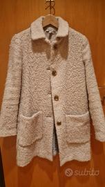 Cappotto zara trafaluc taglia s rosa cipria