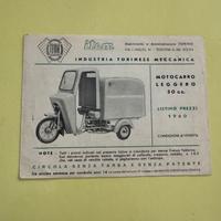 Depliant originale itom astor furgone 50 cc