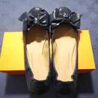 Scarpe ballerine blu di vernice tg 41