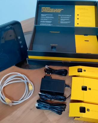 Modem Fastweb FASTGate con scatola e accessori