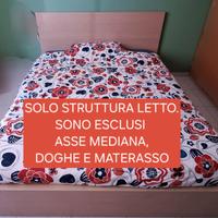 Letto Malm Ikea rovere mord. bianco