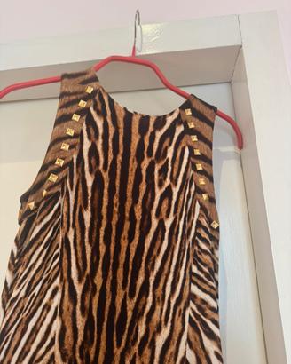 Abito lungo animalier Michael Kors
