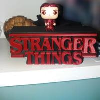 Logo decorativo Stranger Things in 3D 