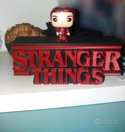 Logo decorativo Stranger Things in 3D 
