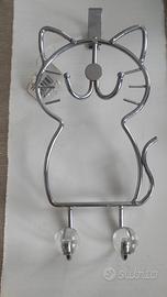 Appendiabiti/accappatoi a forma di gatto 