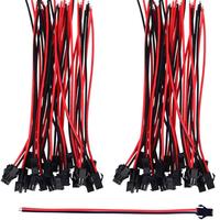 Kit 20 Coppie Cavi JST 2PIN 22AWG 135mm M/F