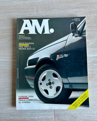 Rivista AM numero 3 novembre 1989