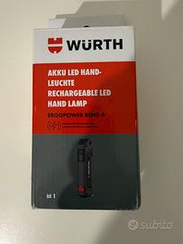 Lampada da lavoro led ricaricabile würth ergopower