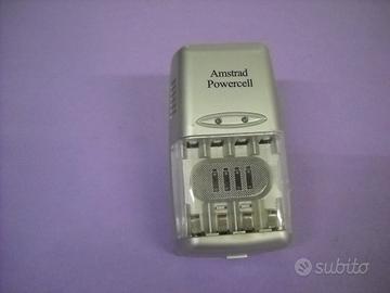 Caricabatterie Amstrad Powercell per pile ricaric.