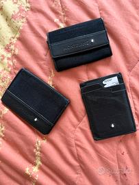 Set di 3 portacarte montblanc