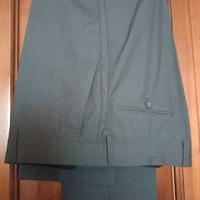 pantaloni eleganti grigio perla tg 52
