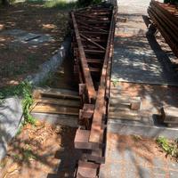 Travi ferro capannone capriate tetto copertura