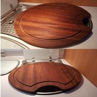 tagliere rotondo per lavelli camper/caravan