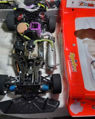 Serpent 720 nitro RC con motore Novarossi